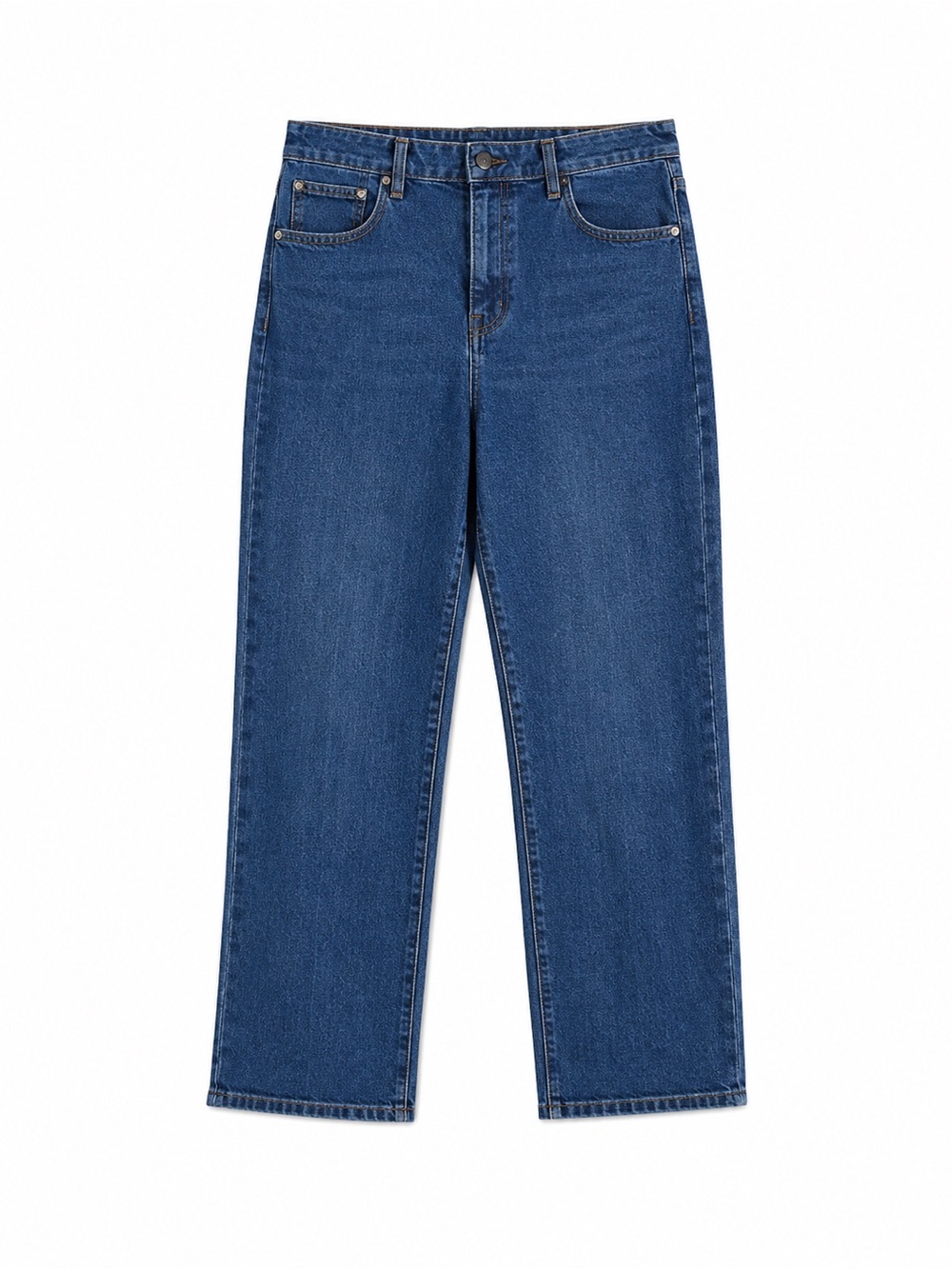 Talbots High Rise Straight Leg Jeans Women’s Size 12 Medium Wash 5 Pocket Denim